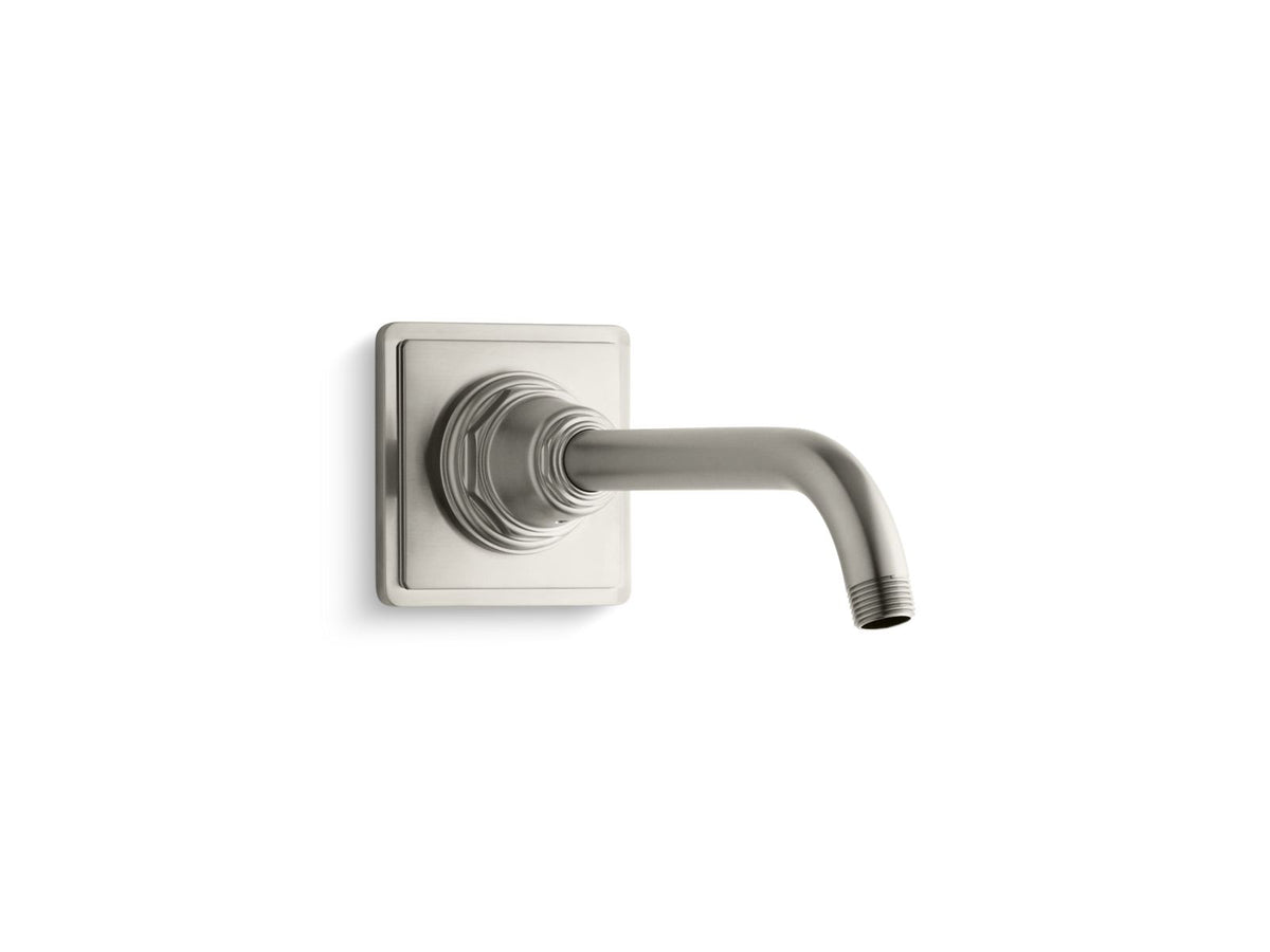 KOHLER K-13136-BN Pinstripe Shower Arm And Flange - Vibrant Brushed Nickel