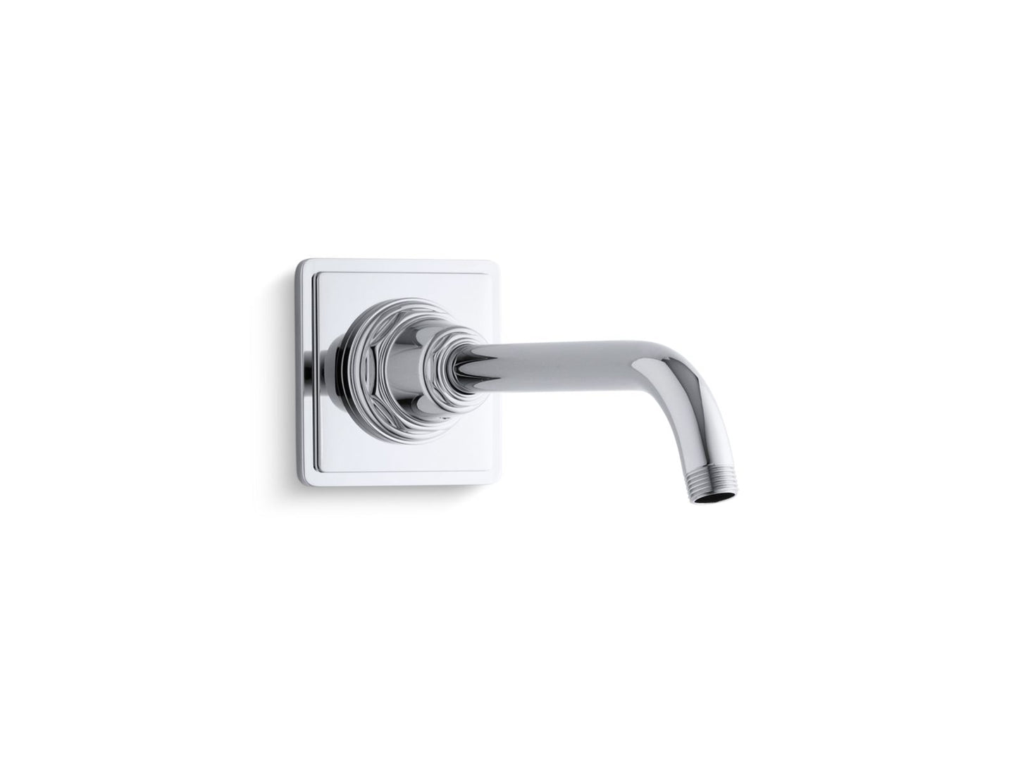 KOHLER K-13136-CP Pinstripe Shower Arm And Flange In Polished Chrome