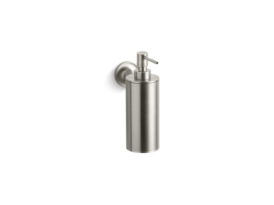 KOHLER K-14380-BN Purist Wall-Mount Soap/Lotion Dispenser In Vibrant Brushed Nickel