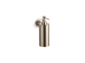 KOHLER K-14380-BV Purist Wall-Mount Soap/Lotion Dispenser - Vibrant Brushed Bronze