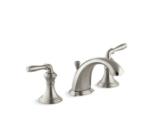 KOHLER K-394-4-BN Devonshire Widespread Bathroom Sink Faucet, 1.2 Gpm In Vibrant Brushed Nickel