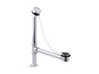 KOHLER K-106-BL Antique Bath Drain, Chain And Rubber Stopper - Matte Black