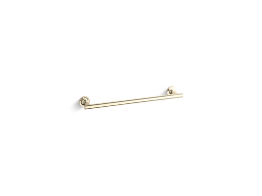 KOHLER K-14435-AF Purist 18" Towel Bar In Vibrant French Gold