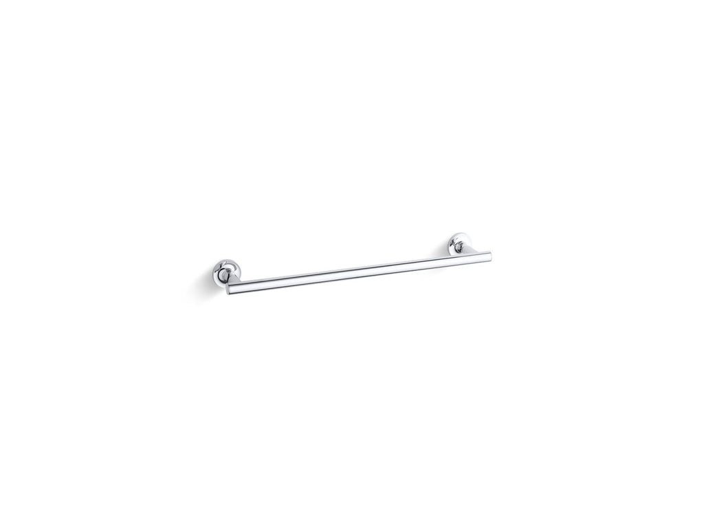 KOHLER K-14435-BL Purist 18" Towel Bar - Matte Black