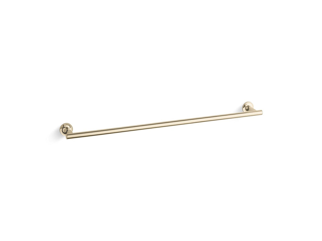 KOHLER K-14437-AF Purist 30" Towel Bar - Vibrant French Gold