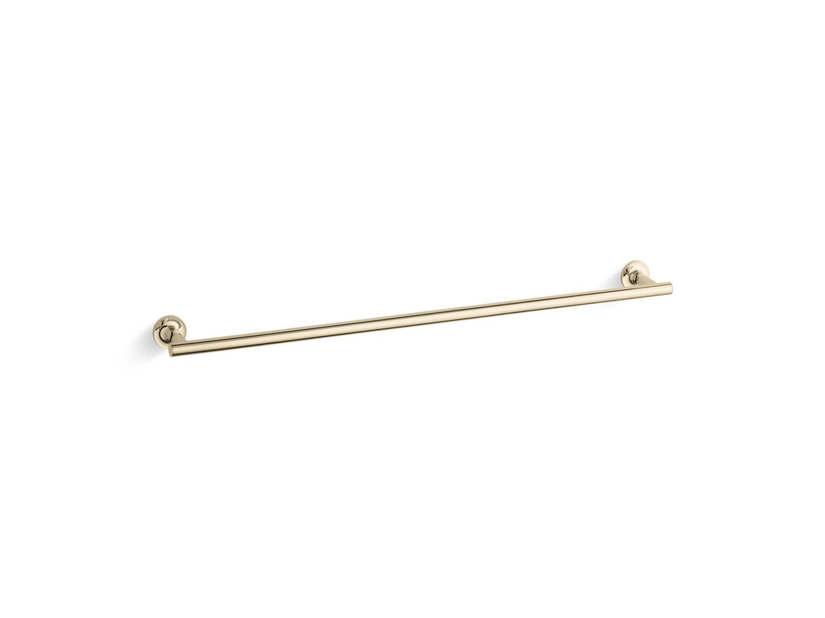 KOHLER K-14437-AF Purist 30" Towel Bar - Vibrant French Gold