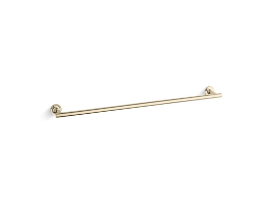 KOHLER K-14437-AF Purist 30" towel bar - Vibrant French Gold