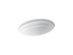 KOHLER K-2824-96 Serif 20-3/4" Oval Undermount Bathroom Sink, No Overflow - Biscuit