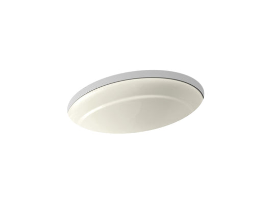 KOHLER K-2824-96 Serif 20-3/4" Oval Undermount Bathroom Sink, No Overflow In Biscuit