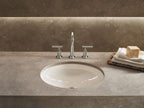 KOHLER K-2874-0 Canvas 19-7/16" Oval Undermount Bathroom Sink - White