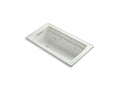 KOHLER K-1122-W1-NY Archer 60" X 32" Drop-In Whirlpool Bath With And Bask Heated Surface In Dune