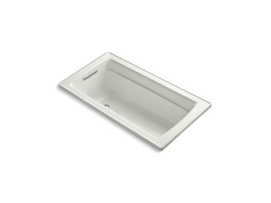 KOHLER K-1123-W1-NY Archer 60" X 32" Drop-In Bath With Bask Heated Surface In Dune