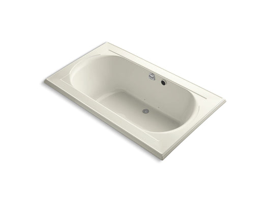 KOHLER K-1418-GH-96 Memoirs 72" X 42" Drop-In Heated Bubblemassage Air Bath In Biscuit