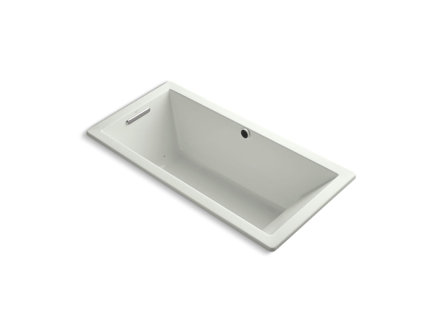 KOHLER K-1822-GHW-NY Underscore 66" X 32" Drop-In Heated Bubblemassage Air Bath With Bask Heated Surface In Dune