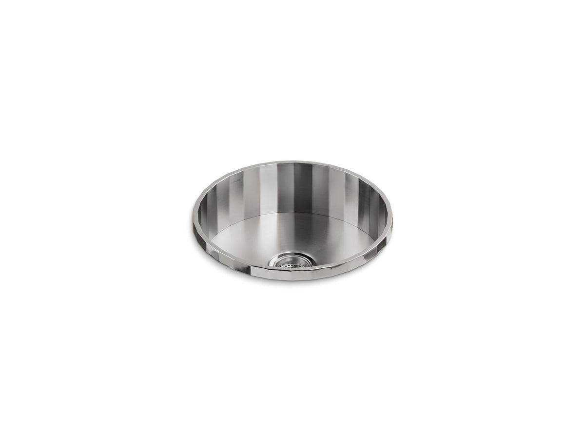 KOHLER K-3674-NA Brinx 18-3/4" Top-Mount Single-Bowl Bar Sink - Stainless Steel