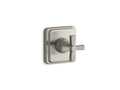 KOHLER K-T13175-3A-BN Pinstripe Pure Mastershower Transfer Valve Trim Cross Handle - Vibrant Brushed Nickel