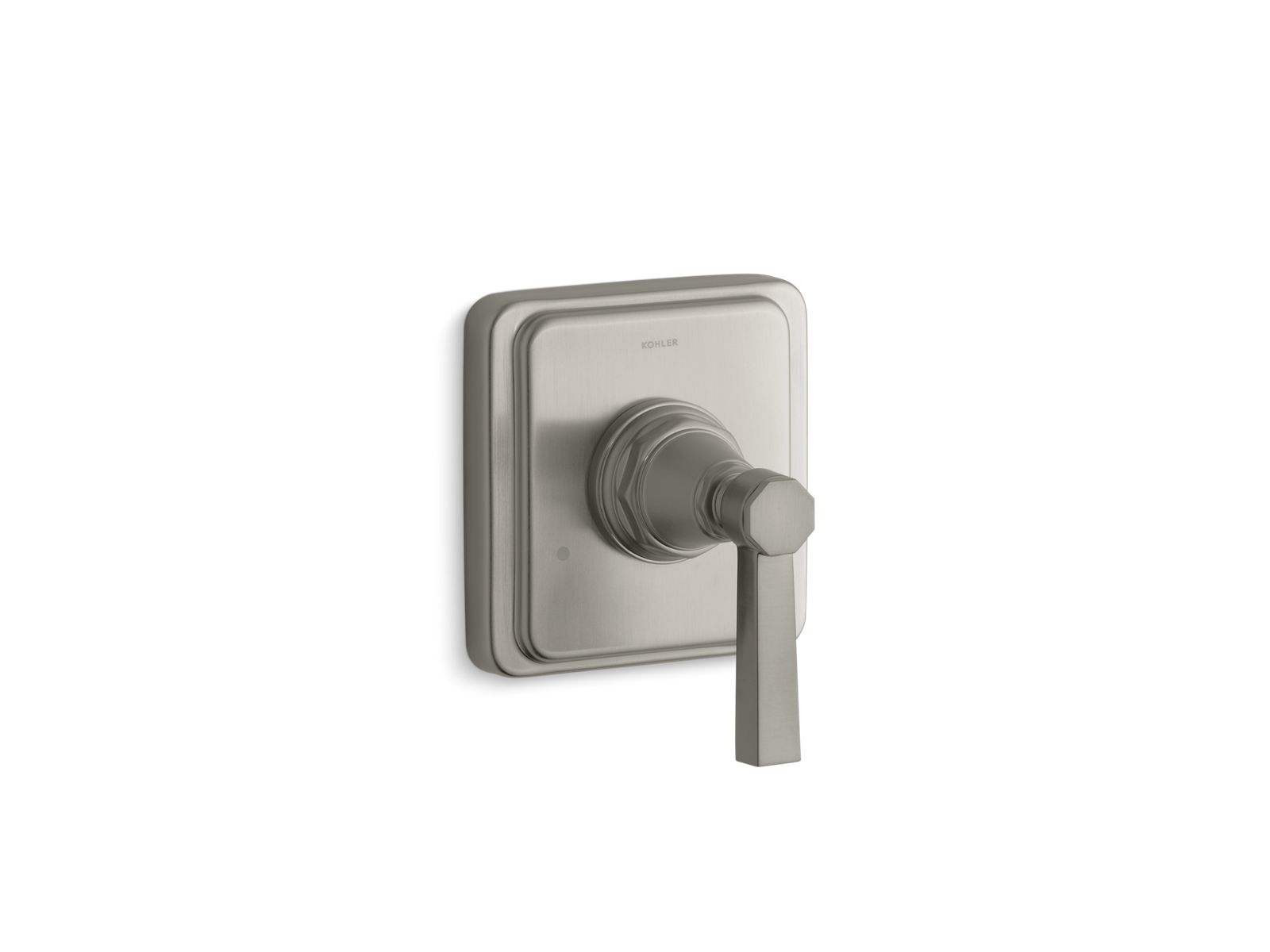 KOHLER K-T13175-4A-BN Pinstripe Pure Mastershower Transfer Valve Trim Lever Handle - Vibrant Brushed Nickel