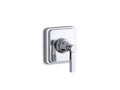 KOHLER K-T13175-4A-CP Pinstripe Pure Mastershower Transfer Valve Trim Lever Handle - Polished Chrome