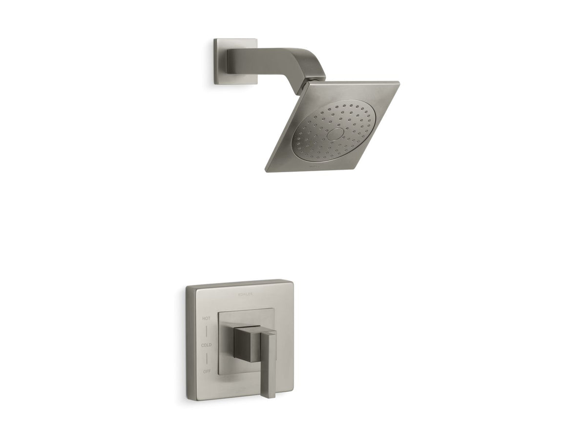 KOHLER K-TS14670-4-BN Loure Rite-Temp Shower Trim Kit, 2.5 Gpm - Vibrant Brushed Nickel
