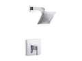 KOHLER K-TS14670-4-CP Loure Rite-Temp Shower Trim Kit, 2.5 Gpm - Polished Chrome