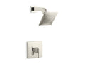 KOHLER K-TS14670-4-SN Loure Rite-Temp Shower Trim Kit, 2.5 Gpm - Vibrant Polished Nickel