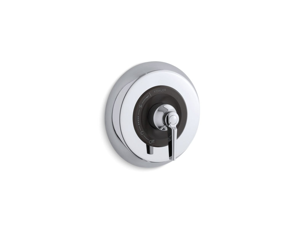 KOHLER K-TS6913-4-CP Triton Rite-Temp Valve Trim With Lever Handle In Polished Chrome