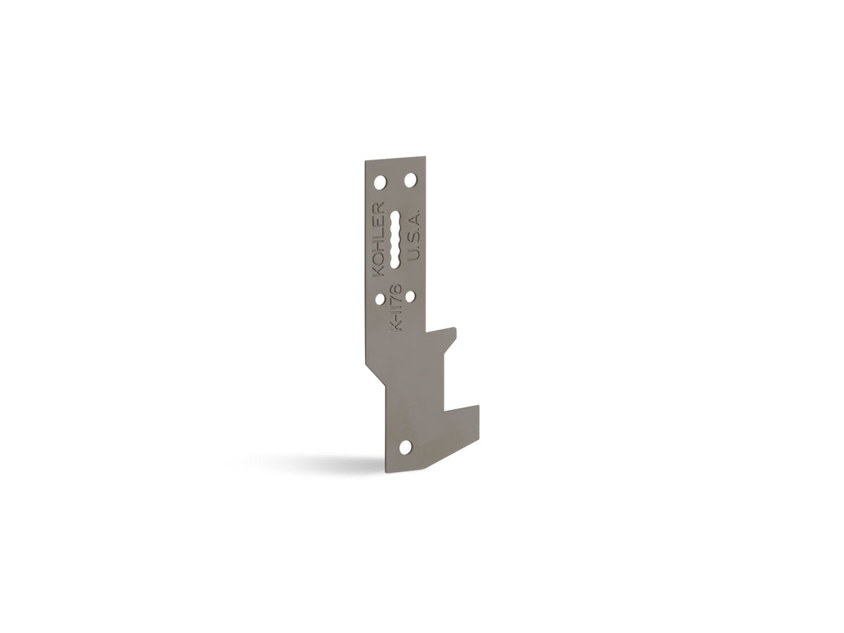 KOHLER K-1176-NA Ancora Bath Hanger For Mounting On Side Of Wall Studs