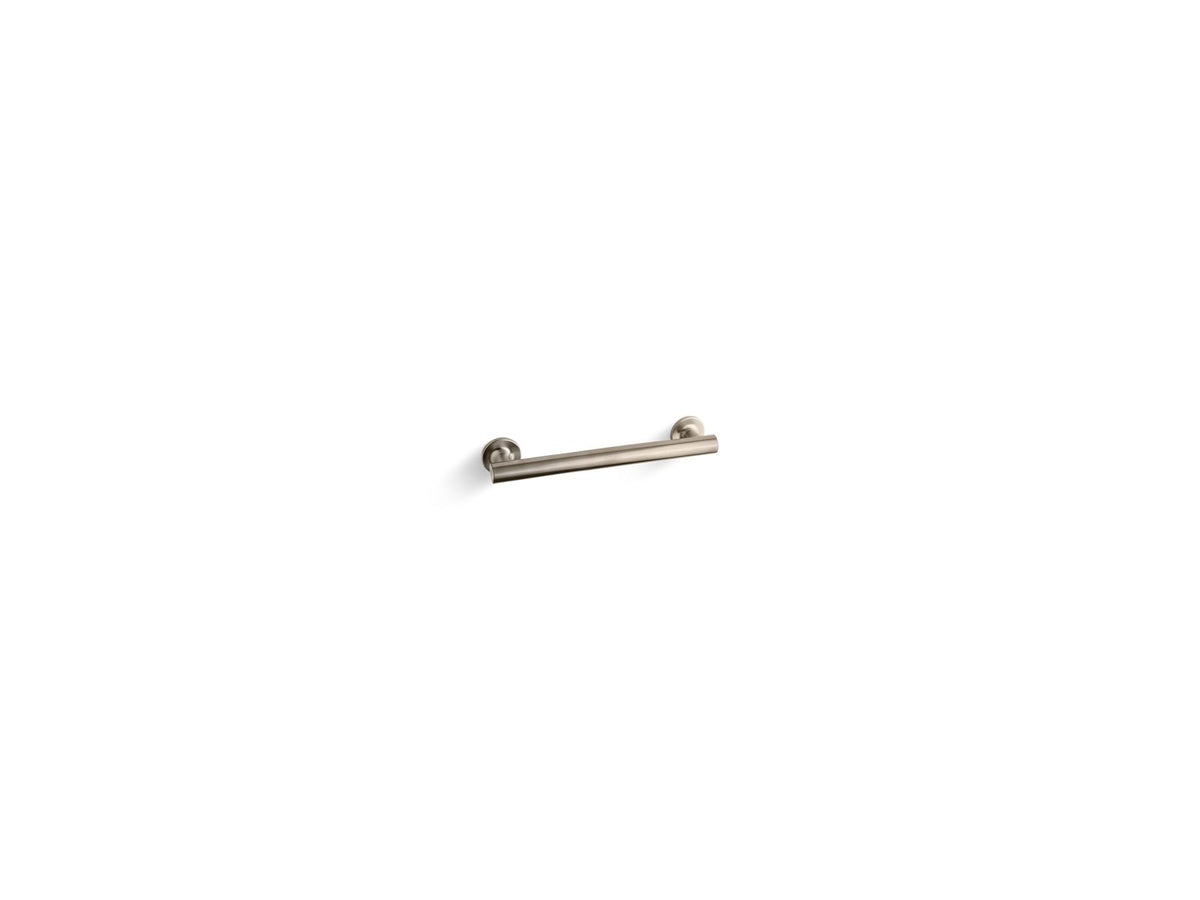 KOHLER K-11891-BV Purist 12" Grab Bar - Vibrant Brushed Bronze