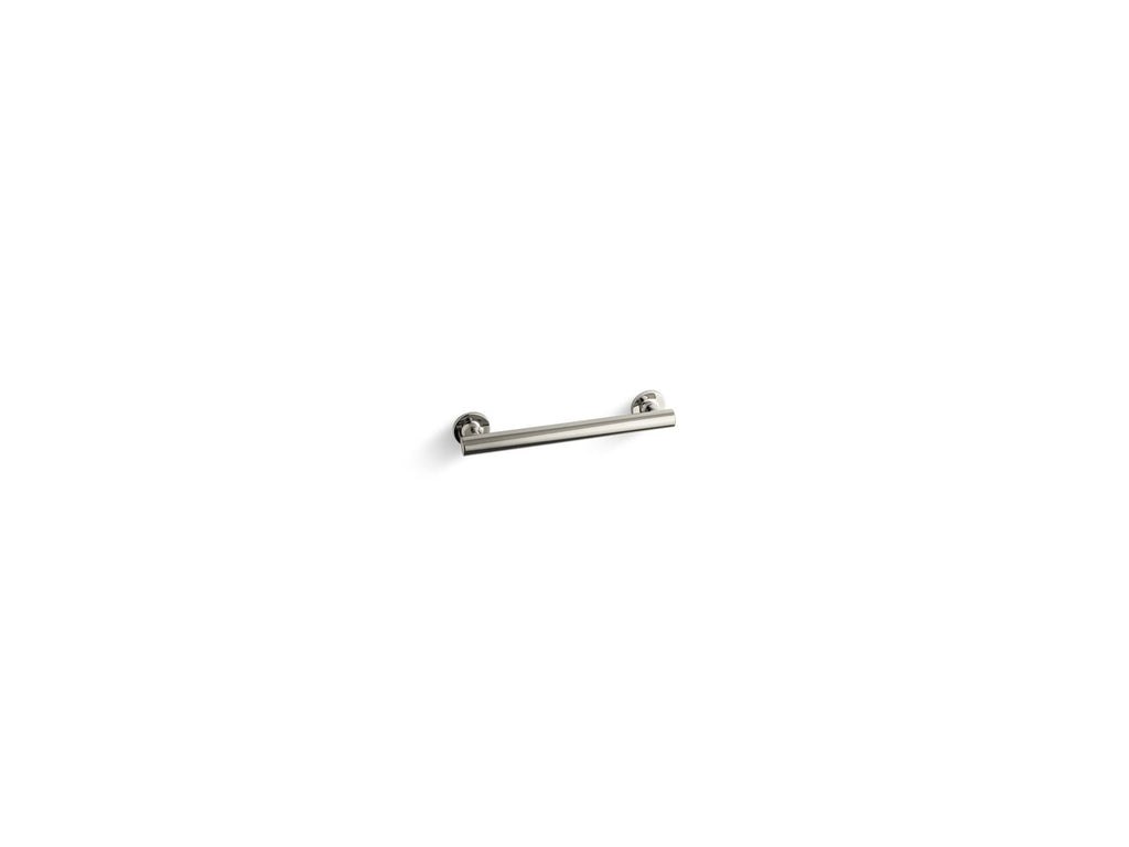 KOHLER K-11891-SN Purist 12" Grab Bar - Vibrant Polished Nickel