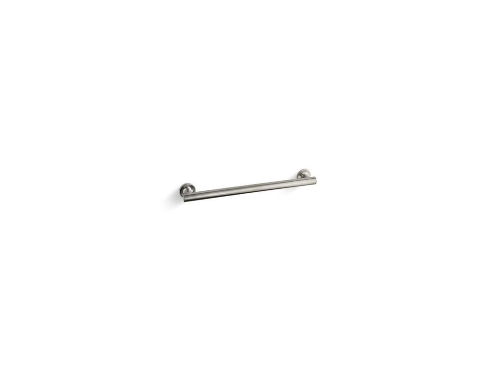 KOHLER K-11892-BN Purist 18" Grab Bar - Vibrant Brushed Nickel
