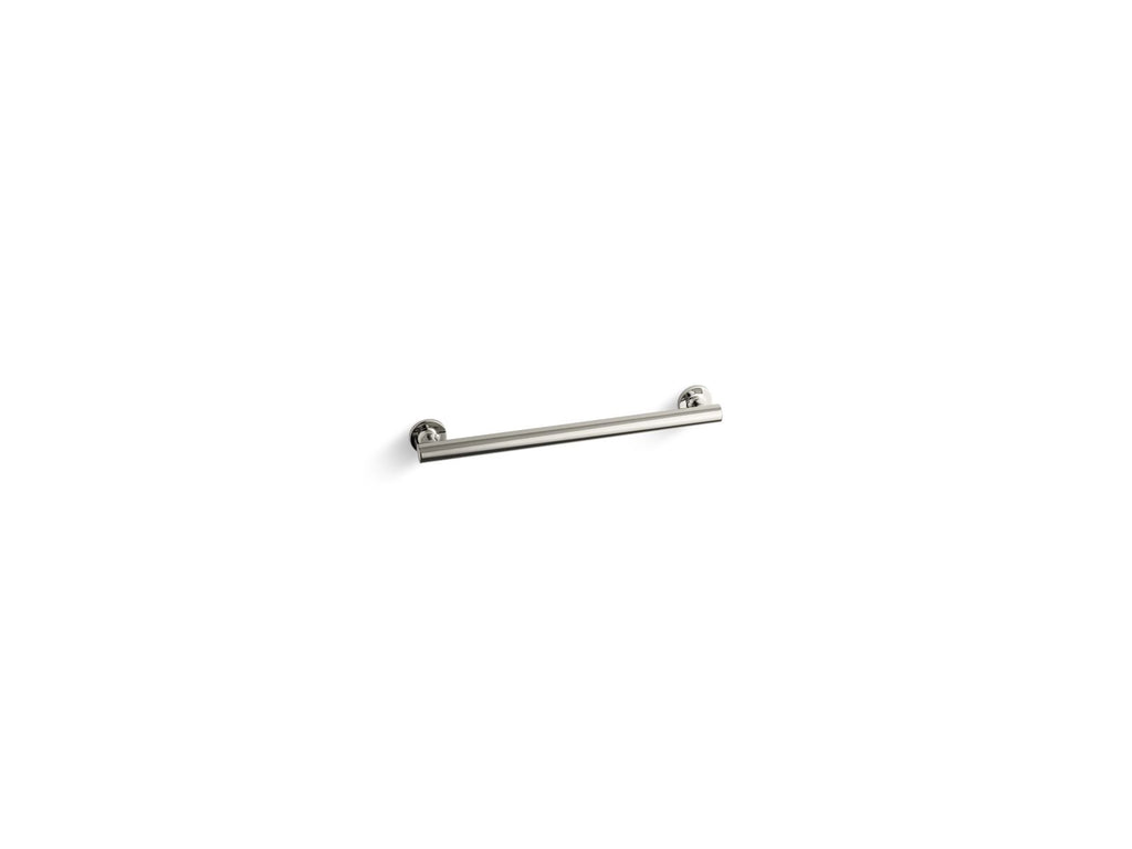 KOHLER K-11892-SN Purist 18" Grab Bar - Vibrant Polished Nickel
