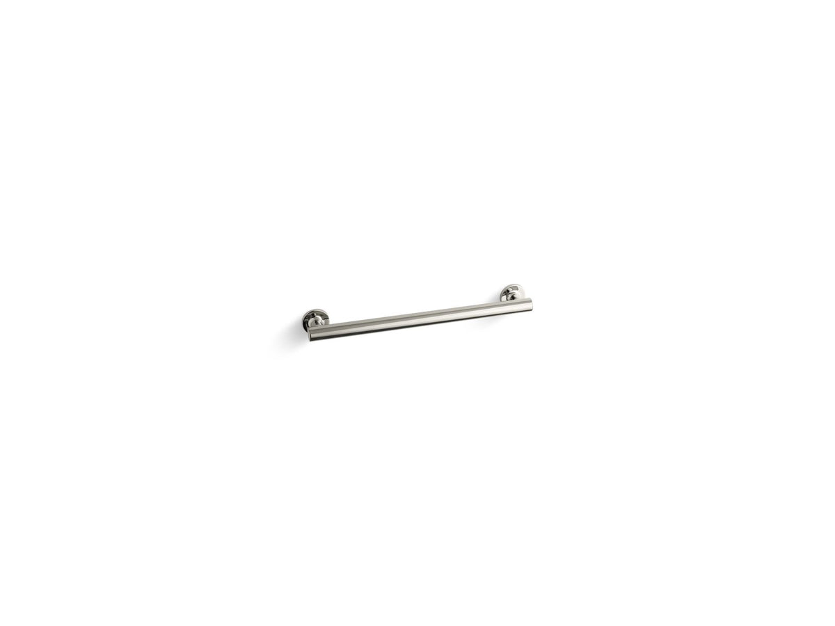 KOHLER K-11892-SN Purist 18" Grab Bar - Vibrant Polished Nickel