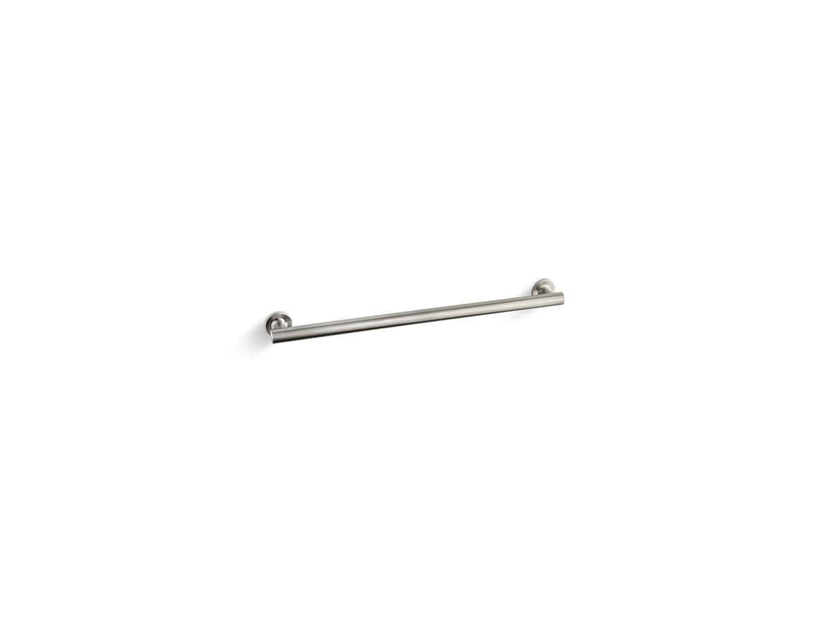 KOHLER K-11893-BN Purist 24" Grab Bar - Vibrant Brushed Nickel