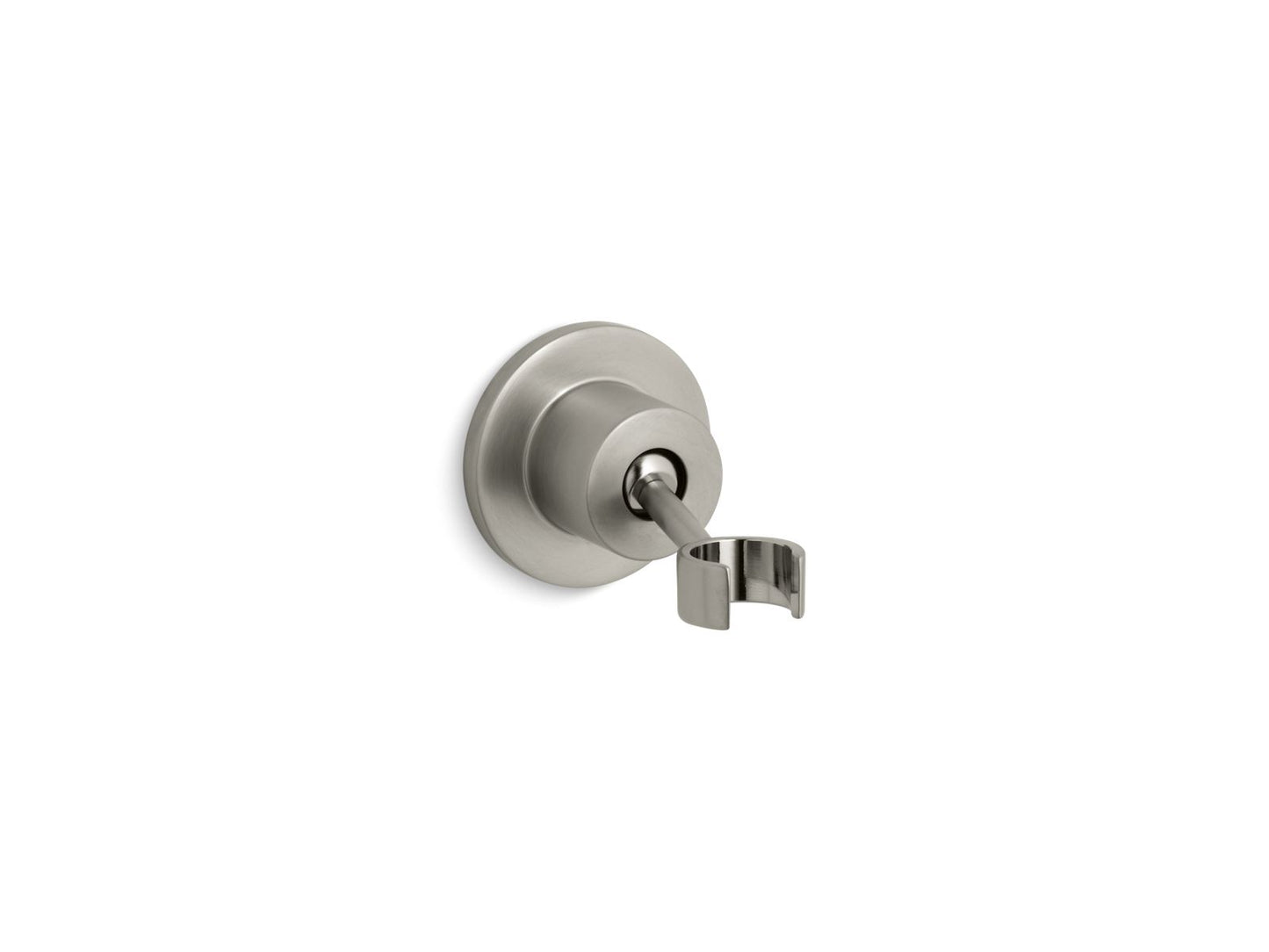 KOHLER K-975-BN Stillness Adjustable Wall-Mount Holder In Vibrant Brushed Nickel