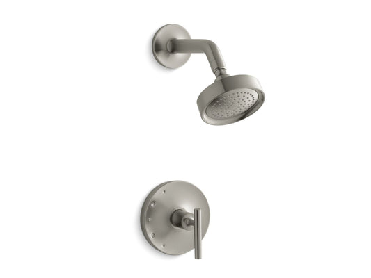 KOHLER K-TS14422-4-BN Purist Rite-Temp shower trim kit with lever handle, 2.5 gpm - Vibrant Brushed Nickel