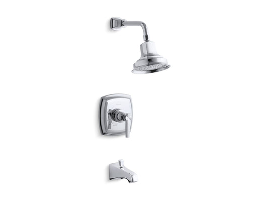 KOHLER K-TS16225-4-CP Margaux Rite-Temp Bath And Shower Trim Kit, 2.5 Gpm In Polished Chrome