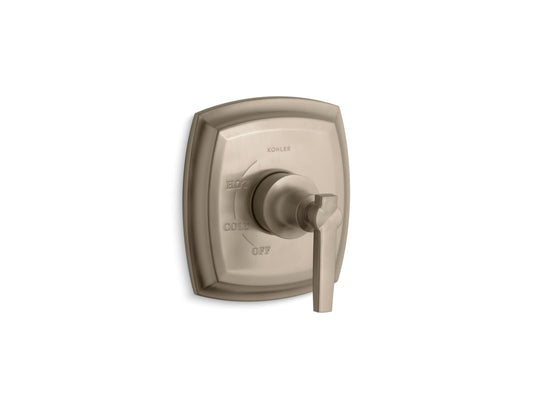 KOHLER K-TS16235-4-BV Margaux Rite-Temp Valve Trim In Vibrant Brushed Bronze