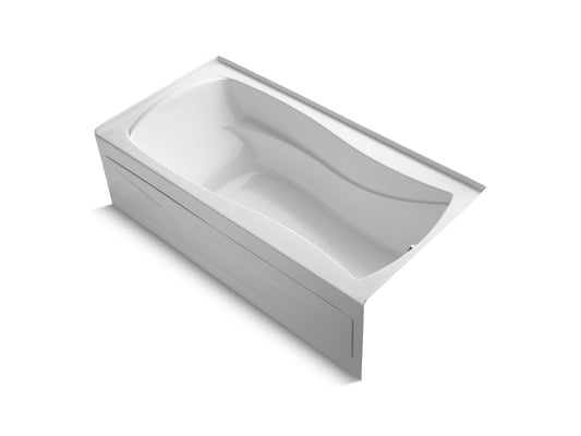 KOHLER K-1257-GHRA-0 Mariposa 72" X 36" Alcove Heated Bubblemassage Air Bath, Right Drain In White