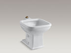 KOHLER K-6676-0 Tyrrell 21" X 27-1/8" Floor-Mount Siphon-Jet Flushing Rim Service Sink - White