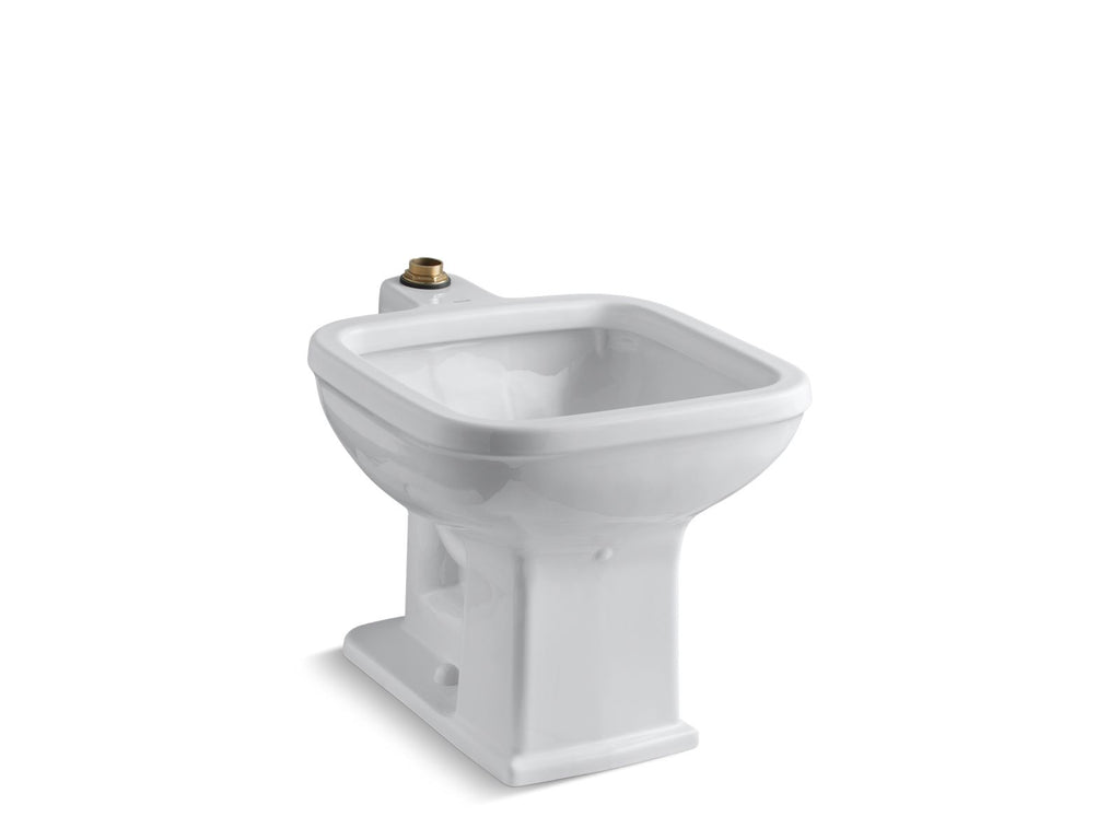 KOHLER K-6676-0 Tyrrell 21" X 27-1/8" Floor-Mount Siphon-Jet Flushing Rim Service Sink - White