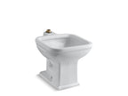 KOHLER K-6676-0 Tyrrell 21" X 27-1/8" Floor-Mount Siphon-Jet Flushing Rim Service Sink - White