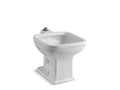 KOHLER K-6676-0 Tyrrell 21" X 27-1/8" Floor-Mount Siphon-Jet Flushing Rim Service Sink - White