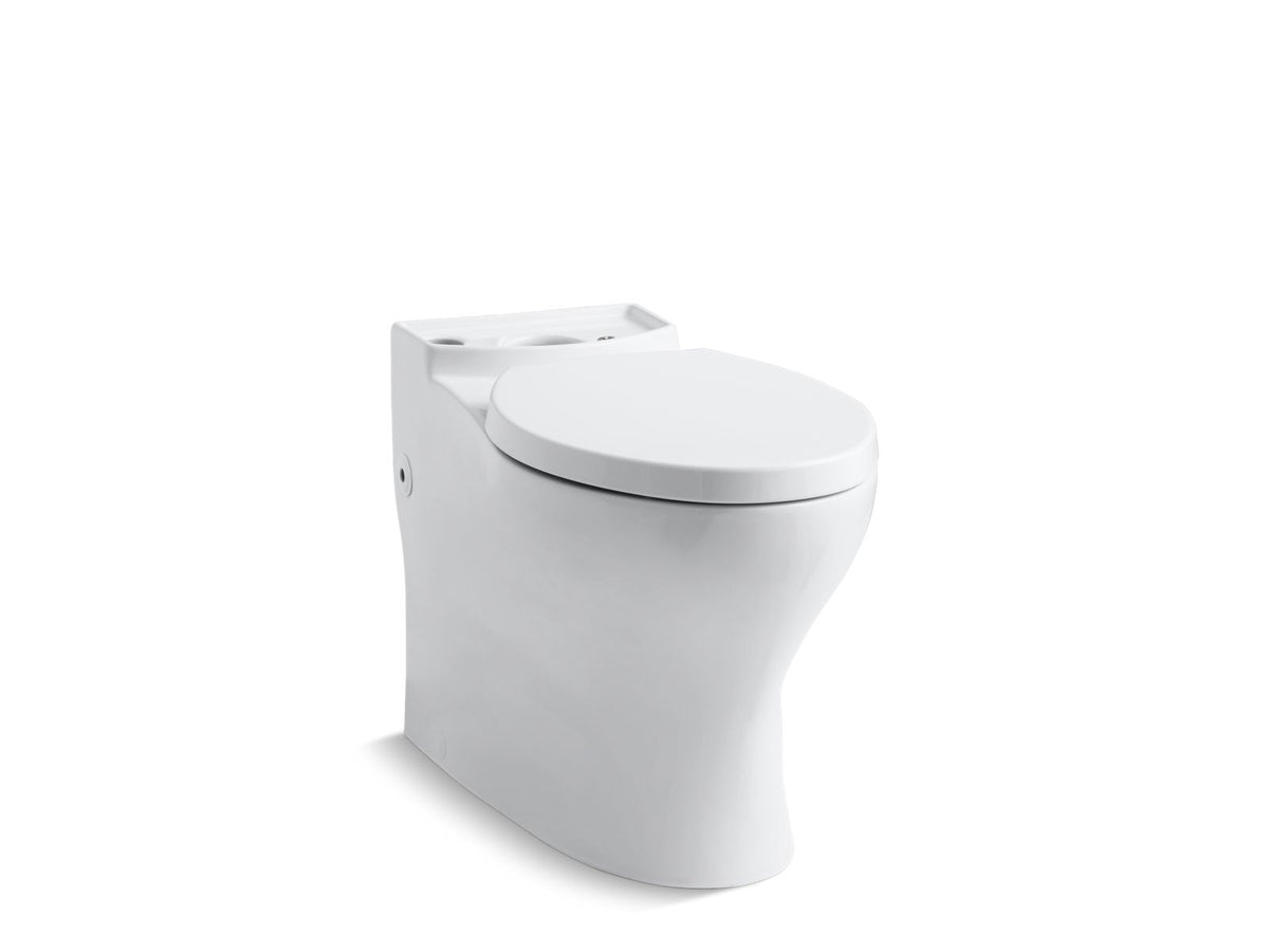 KOHLER K-4326-7 Persuade Elongated Toilet Bowl With Skirted Trapway - Black Black