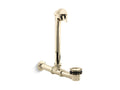 KOHLER K-7104-AF Iron Works Exposed Bath Drain For Above-The-Floor Installation - Vibrant French Gold