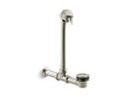 KOHLER K-7104-BN Iron Works Exposed Bath Drain For Above-The-Floor Installation - Vibrant Brushed Nickel