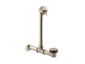 KOHLER K-7104-BV Iron Works Exposed Bath Drain For Above-The-Floor Installation - Vibrant Brushed Bronze