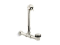 KOHLER K-7104-SN Iron Works Exposed Bath Drain For Above-The-Floor Installation - Vibrant Polished Nickel