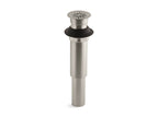 KOHLER K-7107-BN Decorative Grid Drain Without Overflow - Vibrant Brushed Nickel