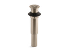 KOHLER K-7107-BV Decorative Grid Drain Without Overflow - Vibrant Brushed Bronze