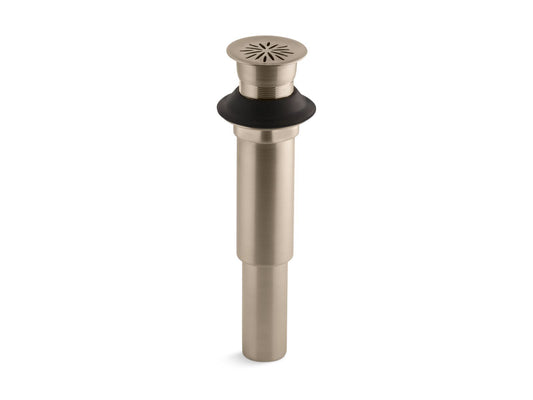 KOHLER K-7107-BV Decorative grid drain without overflow - Vibrant Brushed Bronze